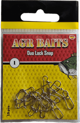 Grapas AGR Duo Lock Snap Nickel - Tienda Bass