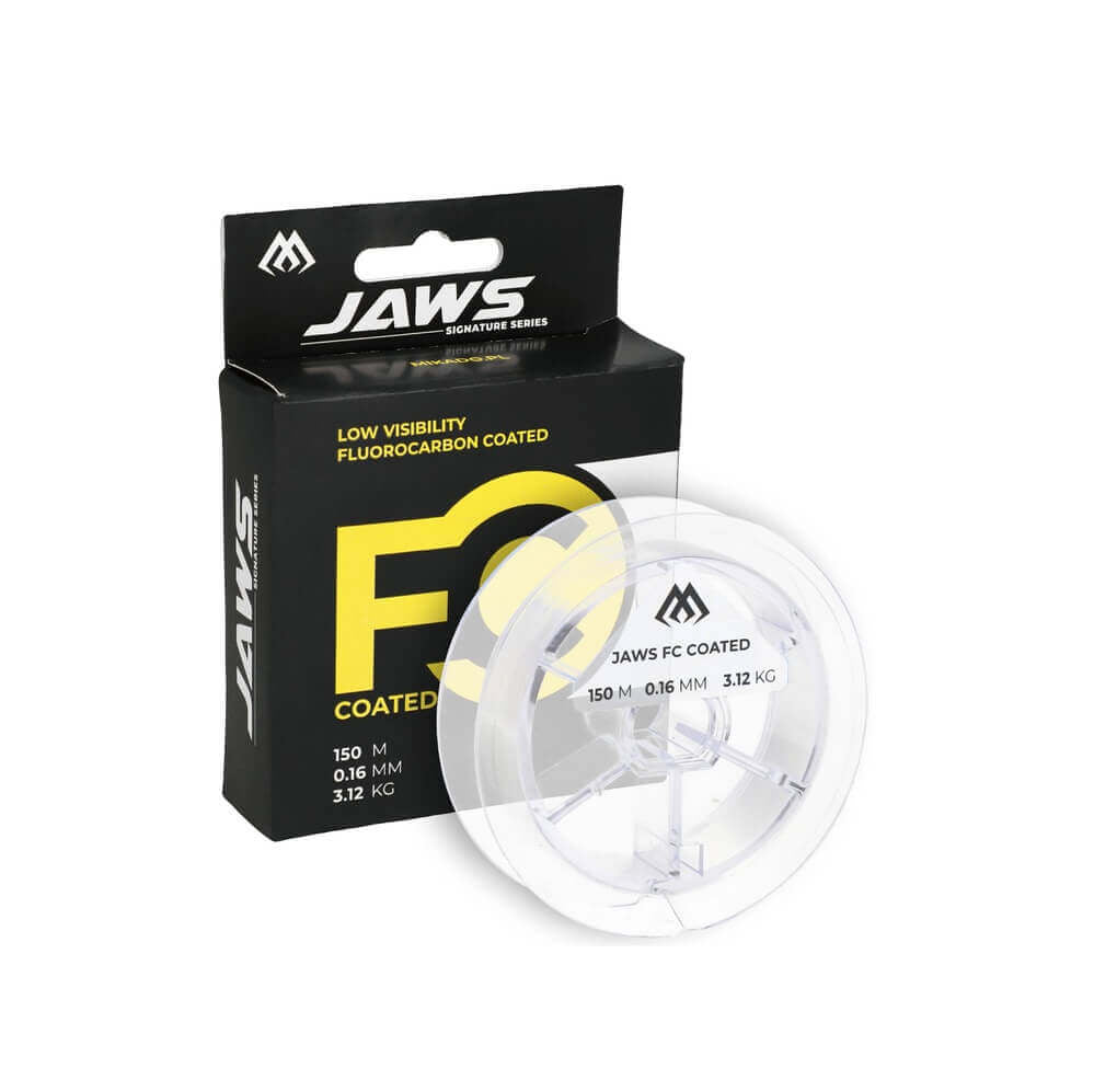 Hilo Mikado Jaws FC Coated Transparent 150 m - Tienda Bass