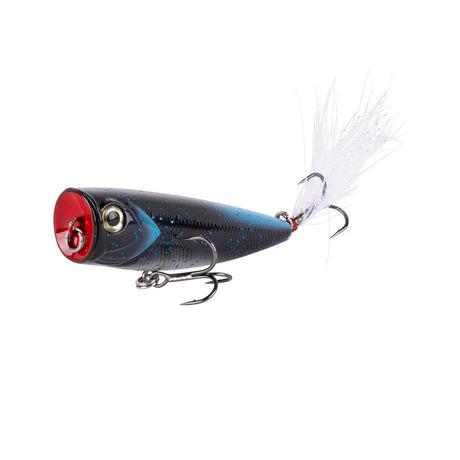 Popper Shimano Yasei Pure Pop F 80 mm Black Blue - Tienda Bass