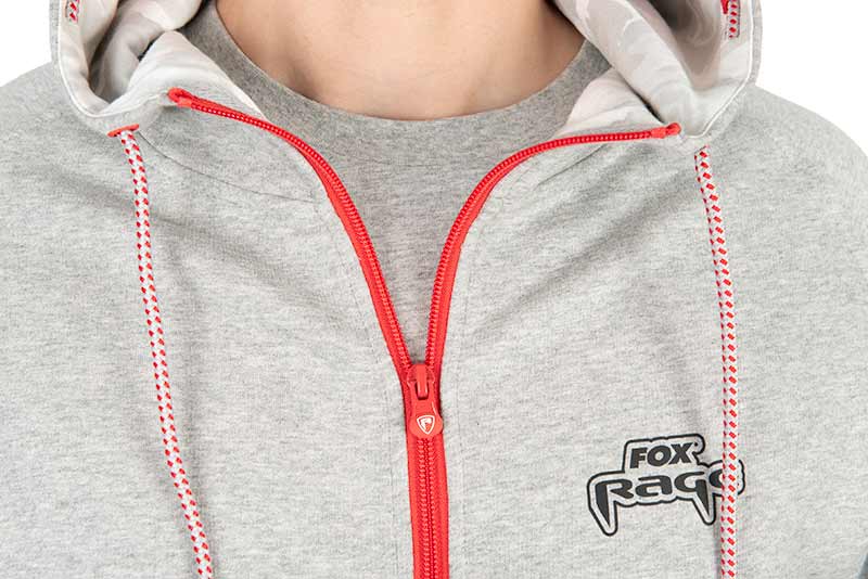 Sudadera Fox Rage Voyager Gris con cremallera - Tienda Bass