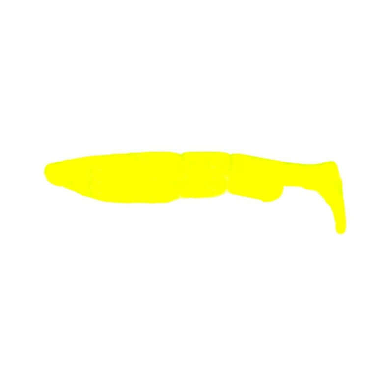 Swimbait Vinilo Alpha Hacker 8 Chartreuse - Tienda Bass