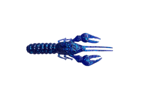 Vinilo AGR Finesse Craw 73 mm Junebug/Blue Flake - Tienda Bass