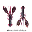 Vinilo Cangrejo Iberican Lures Baby Fighter Krab 76 mm Plum Chameleon - Tienda Bass