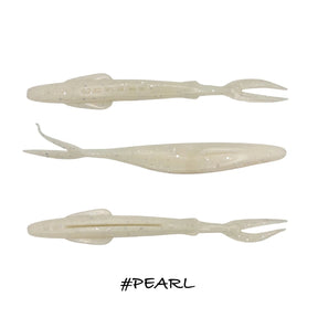 Vinilo Iberican Lures Arrow Fish 100 mm Pearl - Tienda Bass