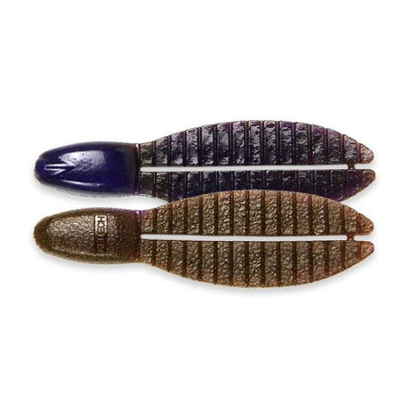 Vinilo Keitech Flex Chunk Medium 76 mm Brown Purple - Tienda Bass
