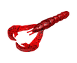 Vinilo Strike King Craw 101 mm Delta Red - Tienda Bass