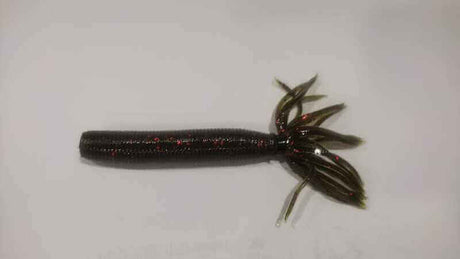 Vinilo Yamamoto Big Ika 5'' - 127 mm Green Pumpkin Red - Tienda Bass