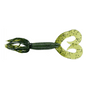 Vinilo Yamamoto Double Tail Hula Grub 5” – 127 mm Watermelon Large Black - Tienda Bass