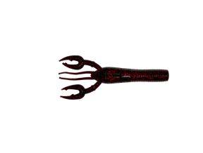 Vinilo Yamamoto Fat Baby Craw Floater 3´75" 95 mm Black Red Flake - Tienda Bass