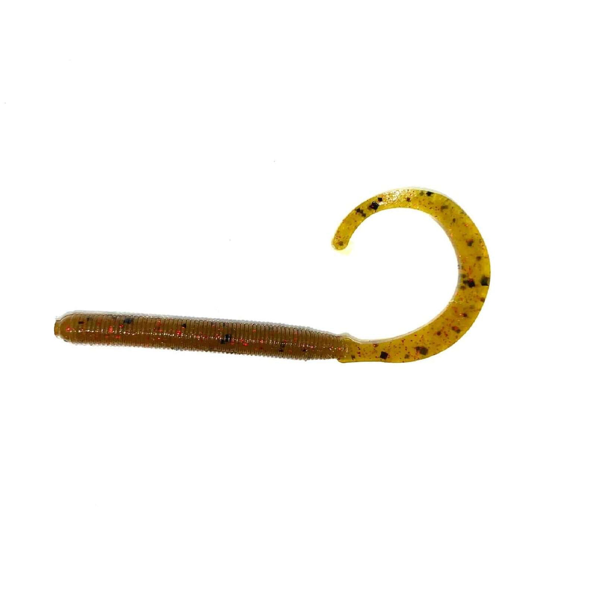 Vinilo Zoom Curly Tail 100 mm SP Green Pumpkin Red - Tienda Bass