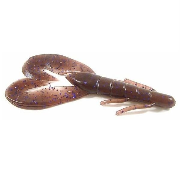 Vinilo Zoom Super Speed Craw 100 mm Cinnamon Purple - Tienda Bass