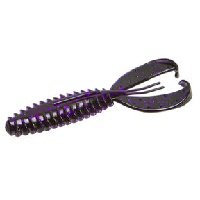 Vinilo Zoom Z - Craw Jr Worm 90 mm Black Light - Tienda Bass